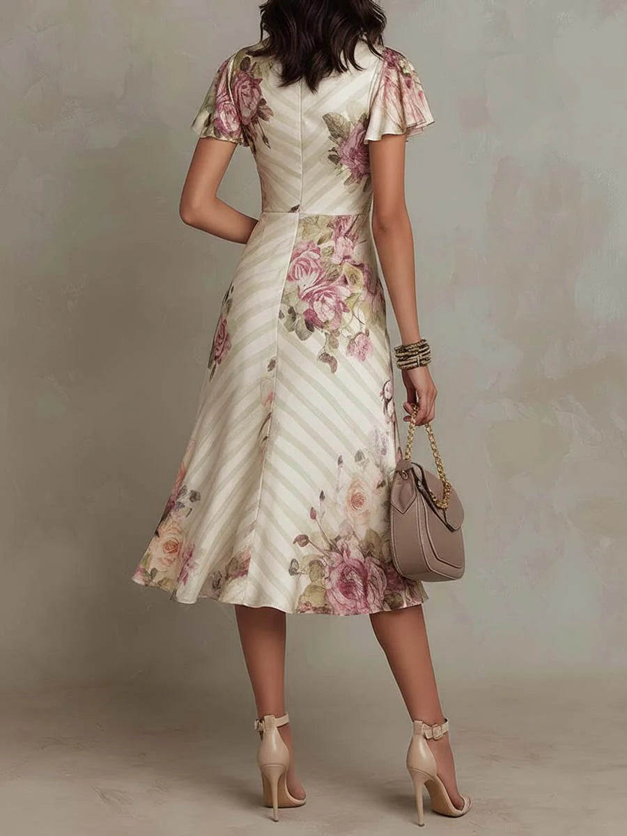 Vestido floral vintage