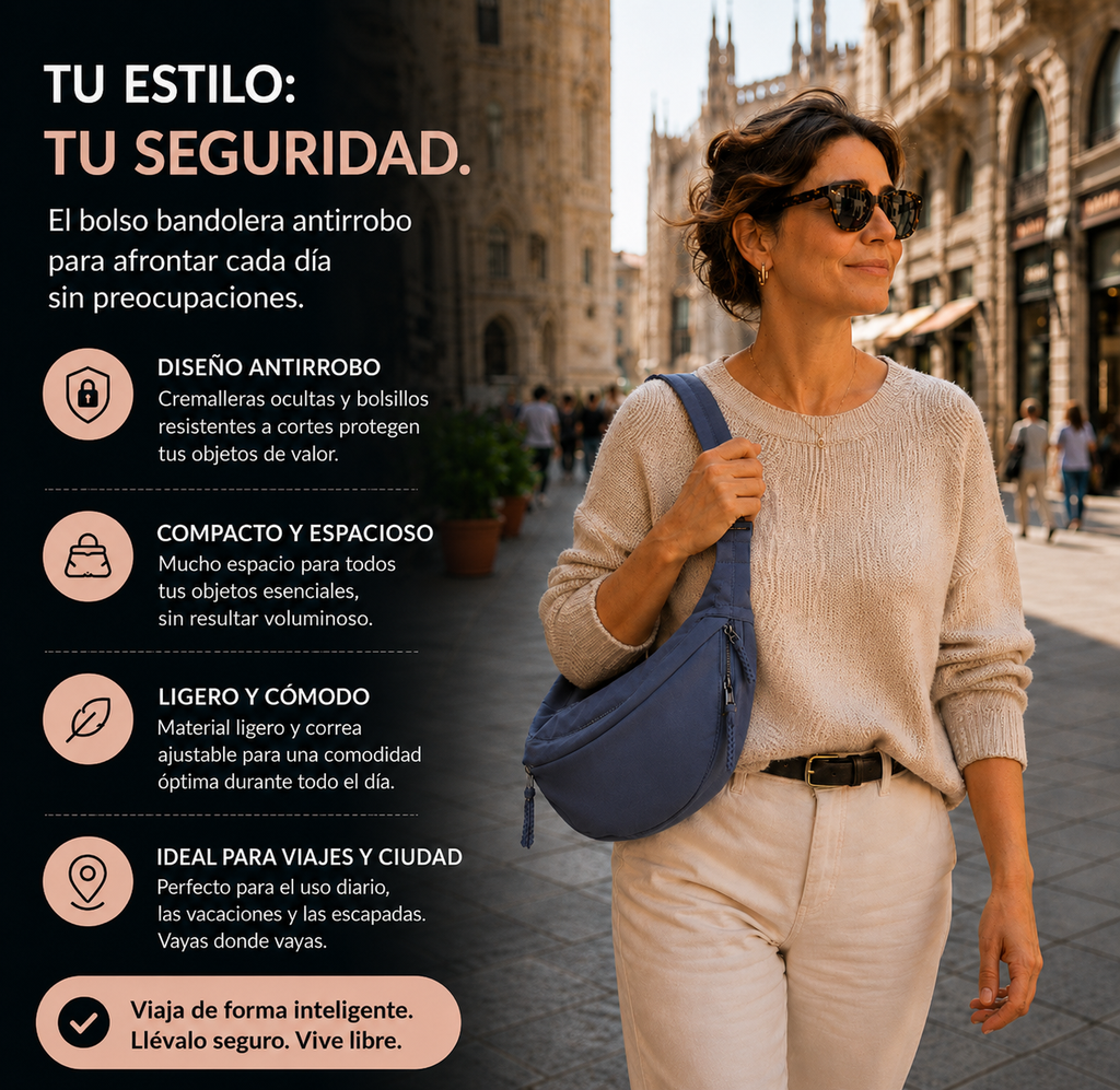 Mara | Bolso de hombro azul