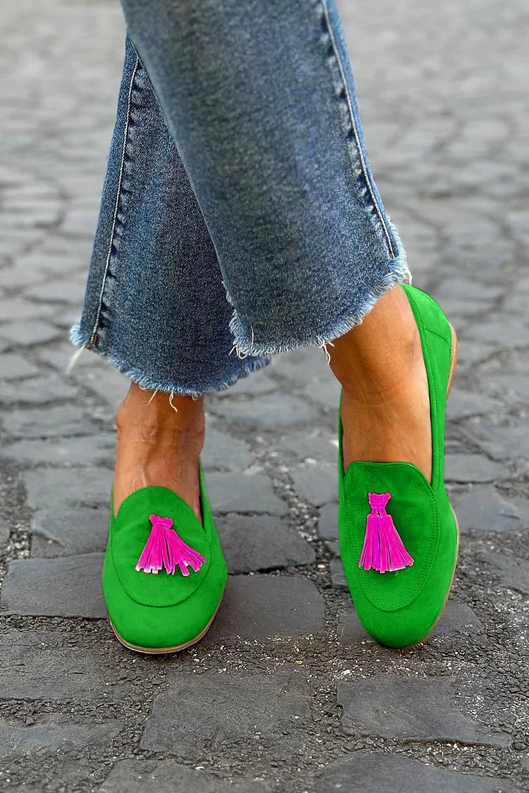 Mocasines Brielle con Borlas