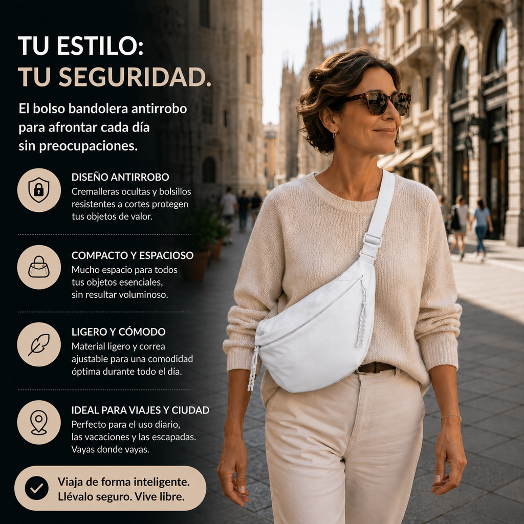 Elena | Bolso de hombro blanco