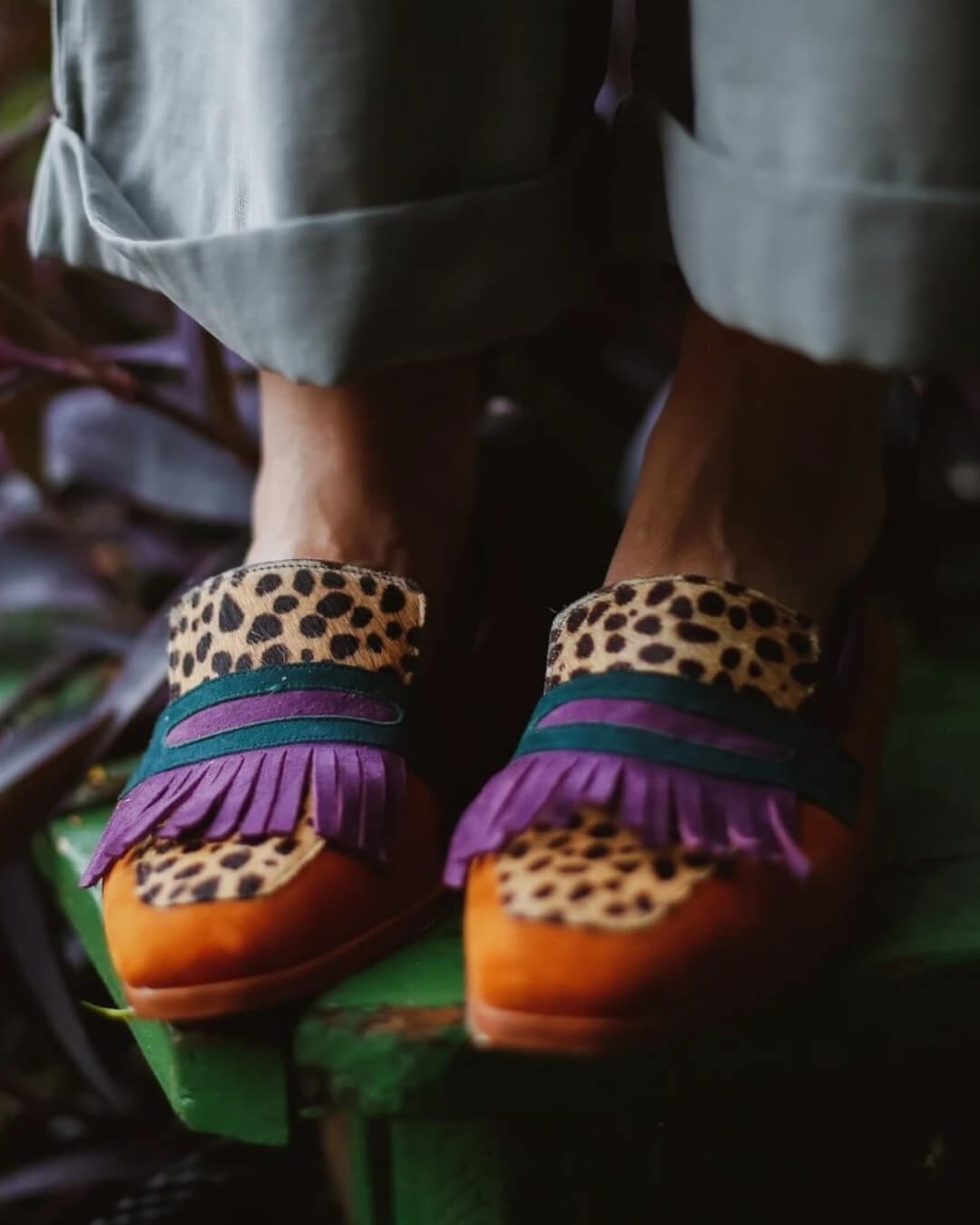 Mocasines Chiara Efecto Charol