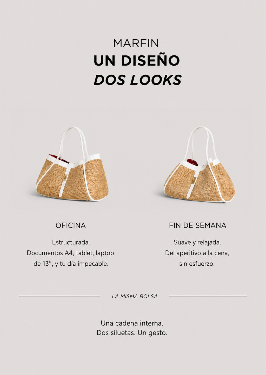 Bolso Marfin Blanco