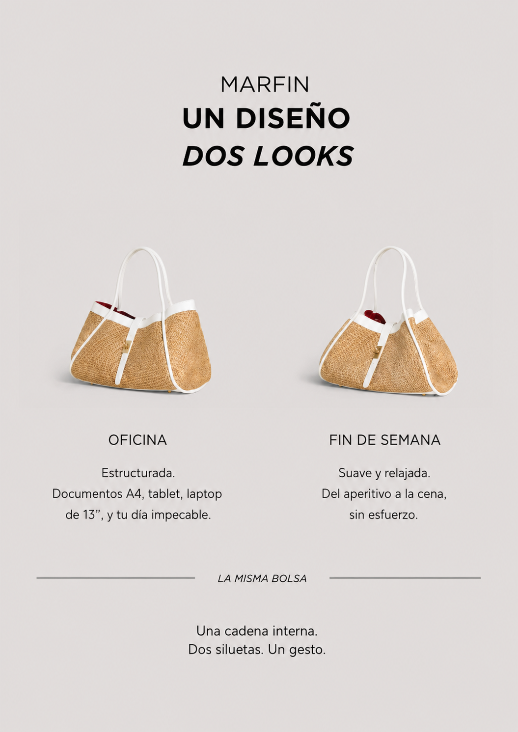 Bolso Marfin Blanco