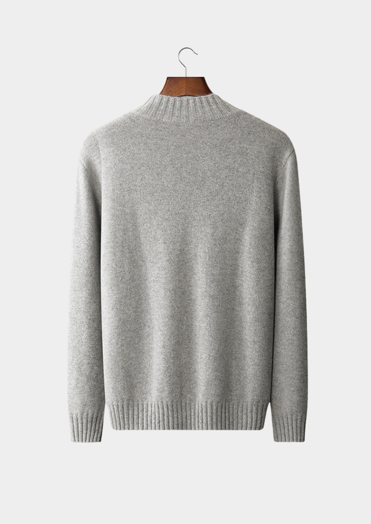 Jersey Hombre Cashmere Premium – Cuello Mock 100% Cashmere