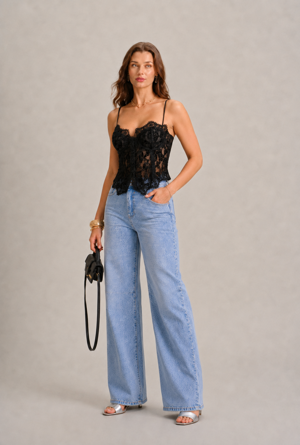 Top Corsé Black