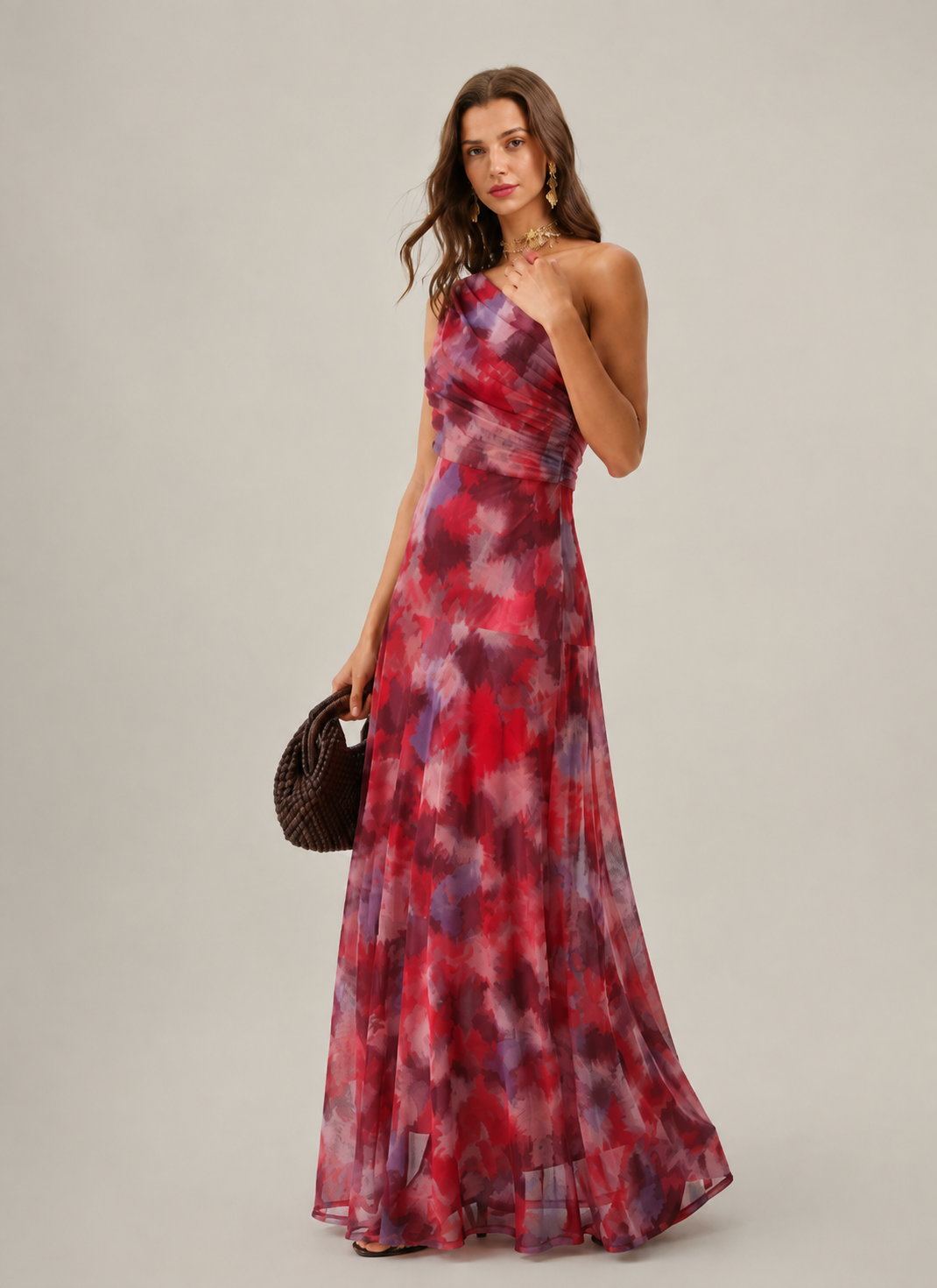 Vestido Aurora Carmesí