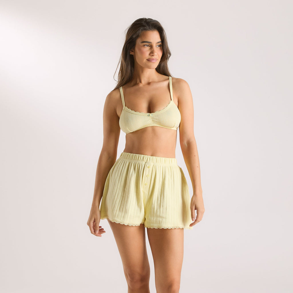 Pointelle Bralette - Butterblume
