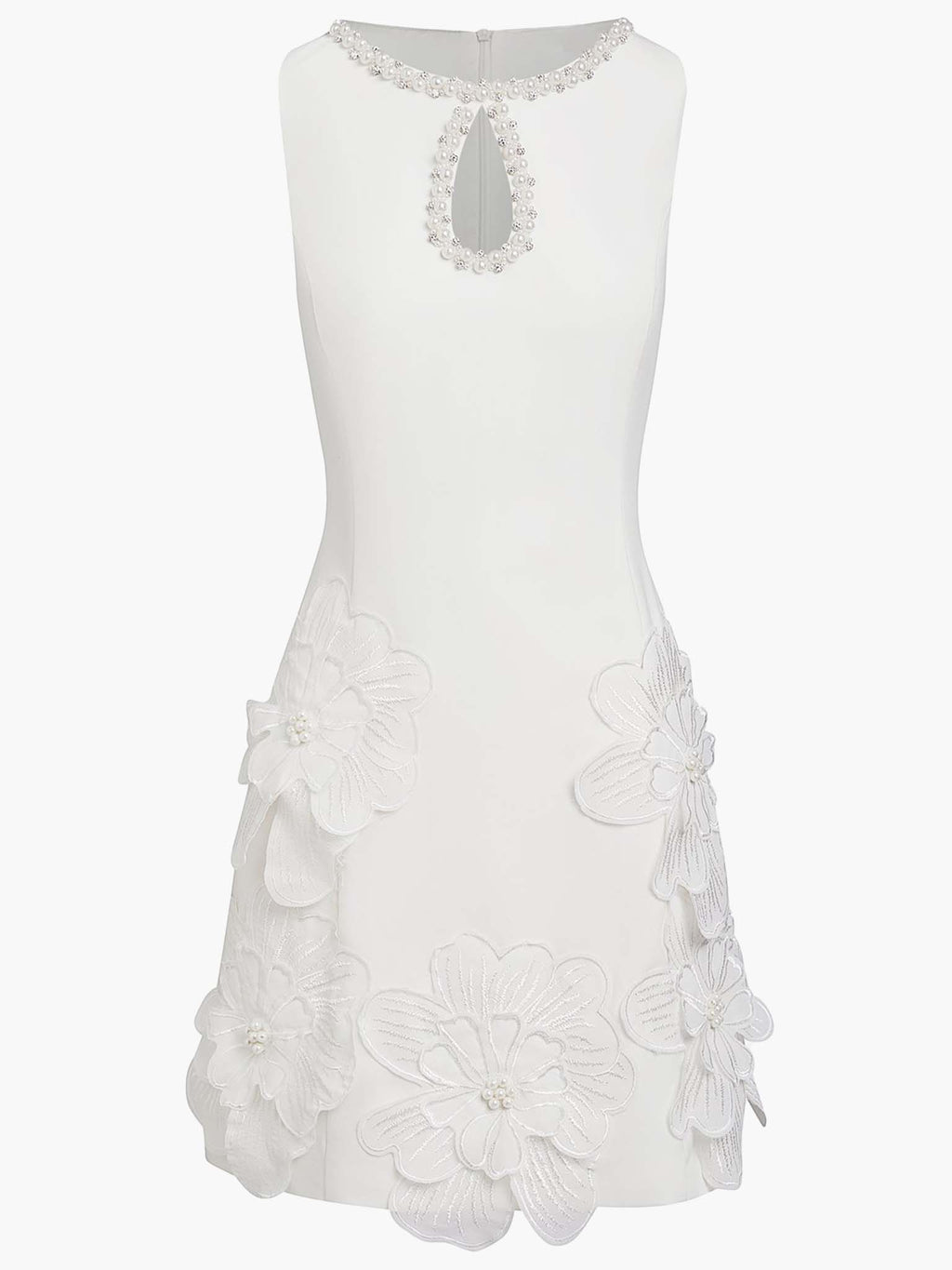 Elettra | Vestido Corto de Mujer sin Mangas con Cut-Out