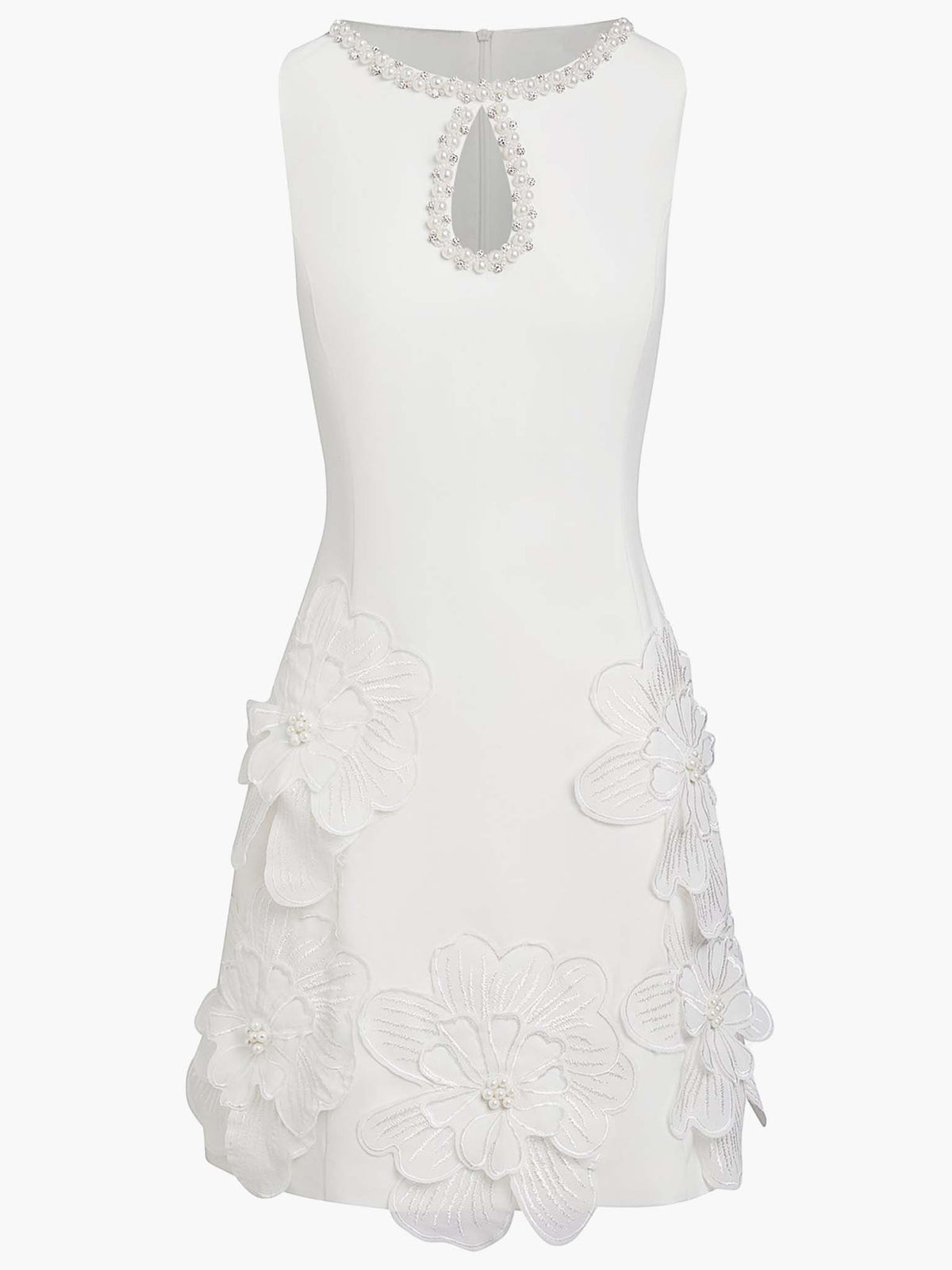 Elettra | Vestido Corto de Mujer sin Mangas con Cut-Out