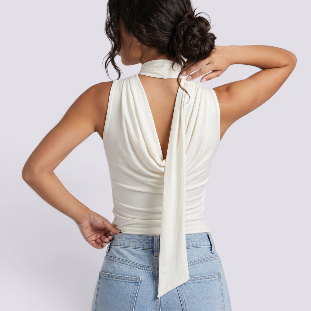 Top Sin Mangas Mujer Cuello V