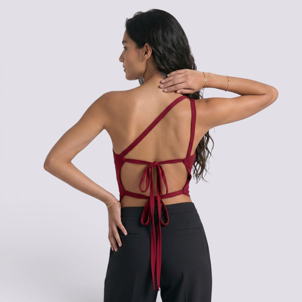 Top de Fiesta Mujer Espalda Descubierta