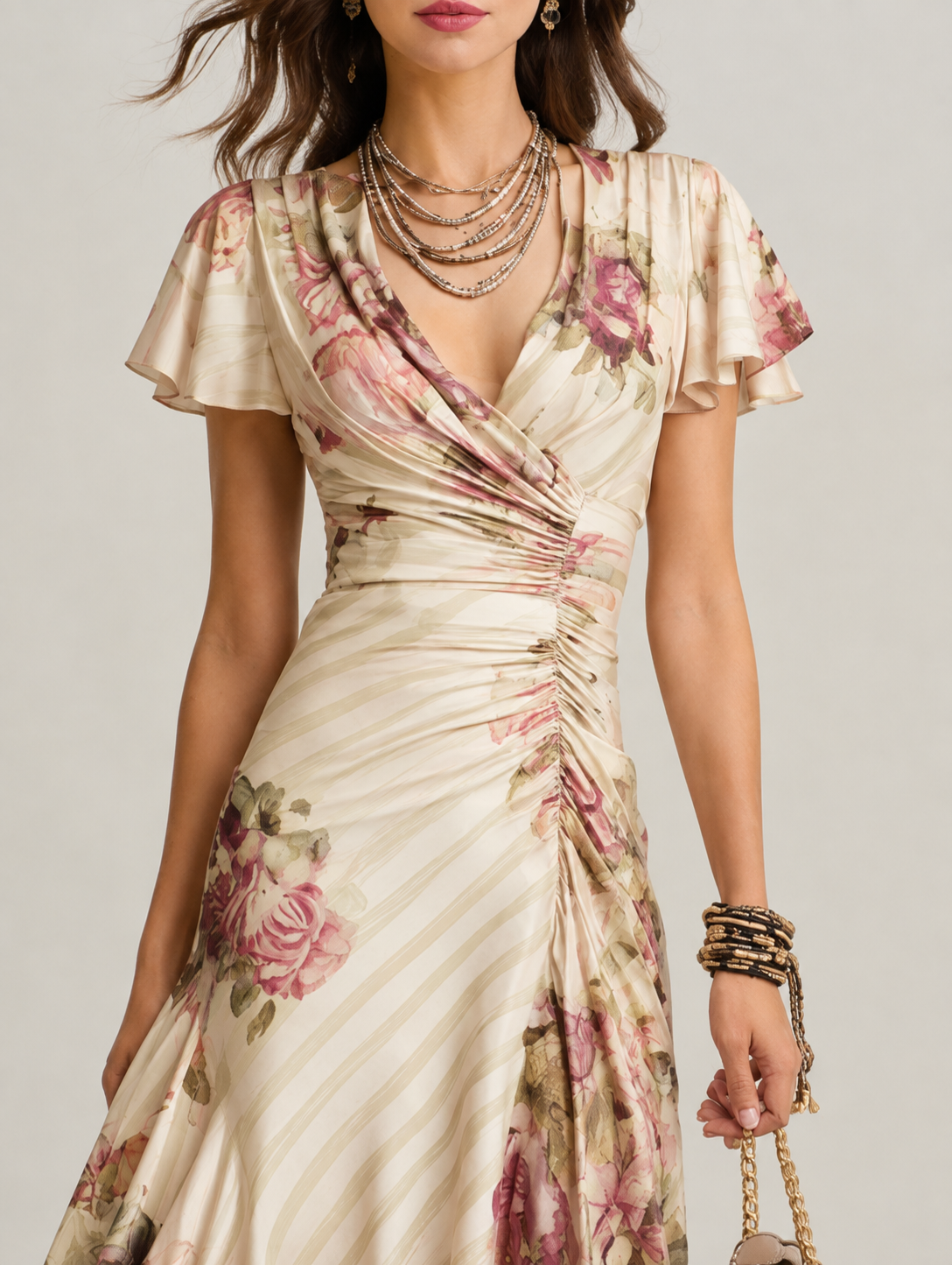Vestido floral vintage