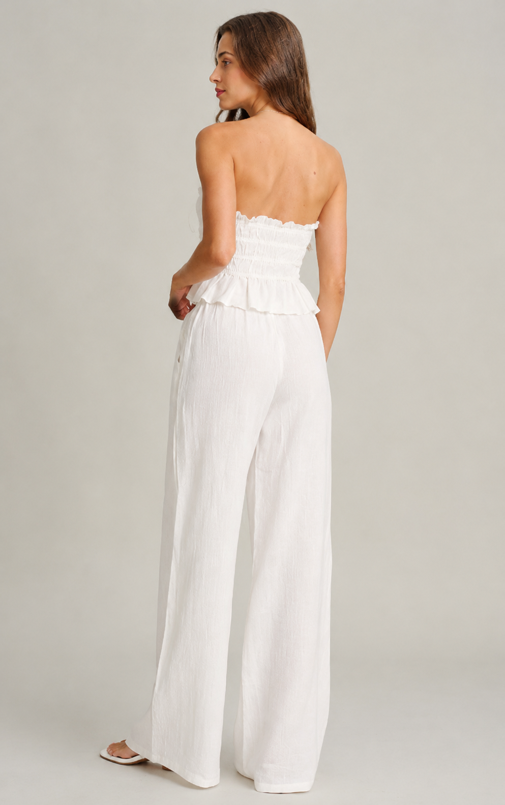 Pantalón Palazzo Blanco