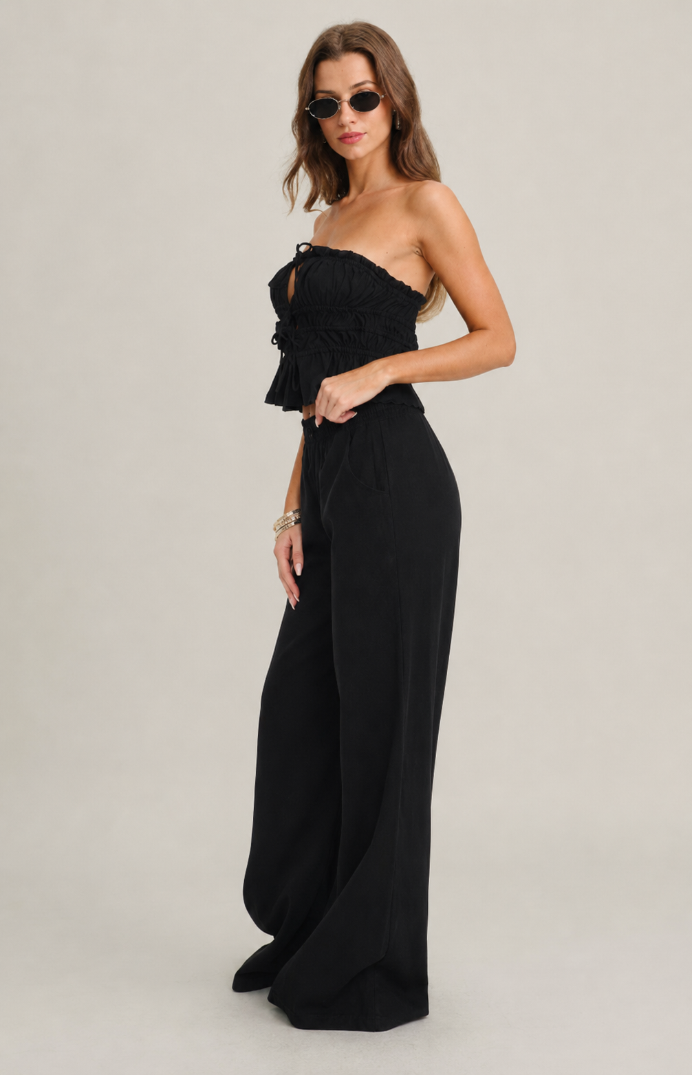 Pantalón Palazzo Negro