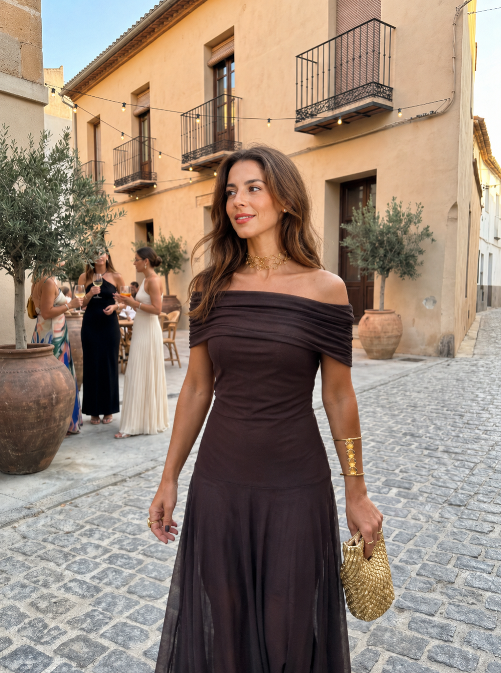 Vestido Aurora Carmesí
