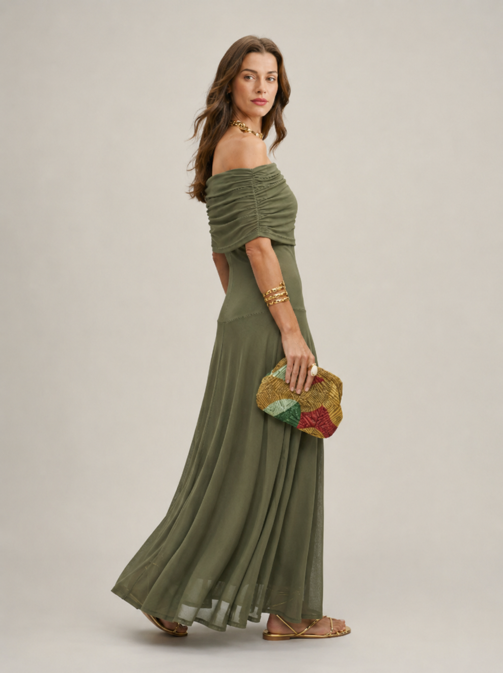 Vestido Aurora Carmesí