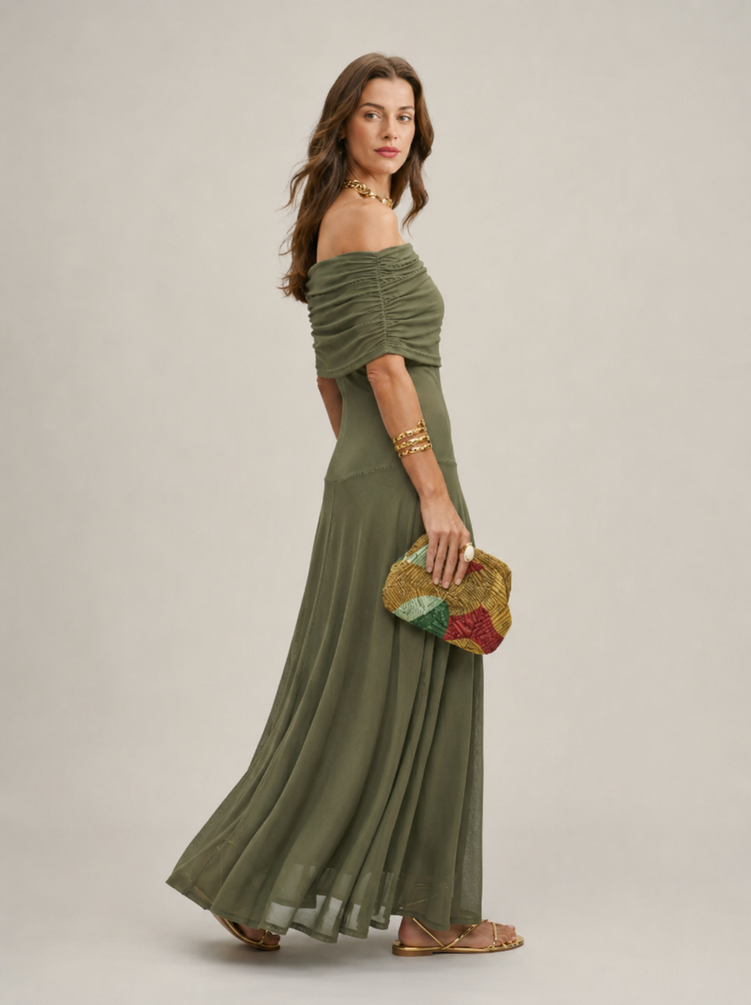 Vestido Aurora Carmesí