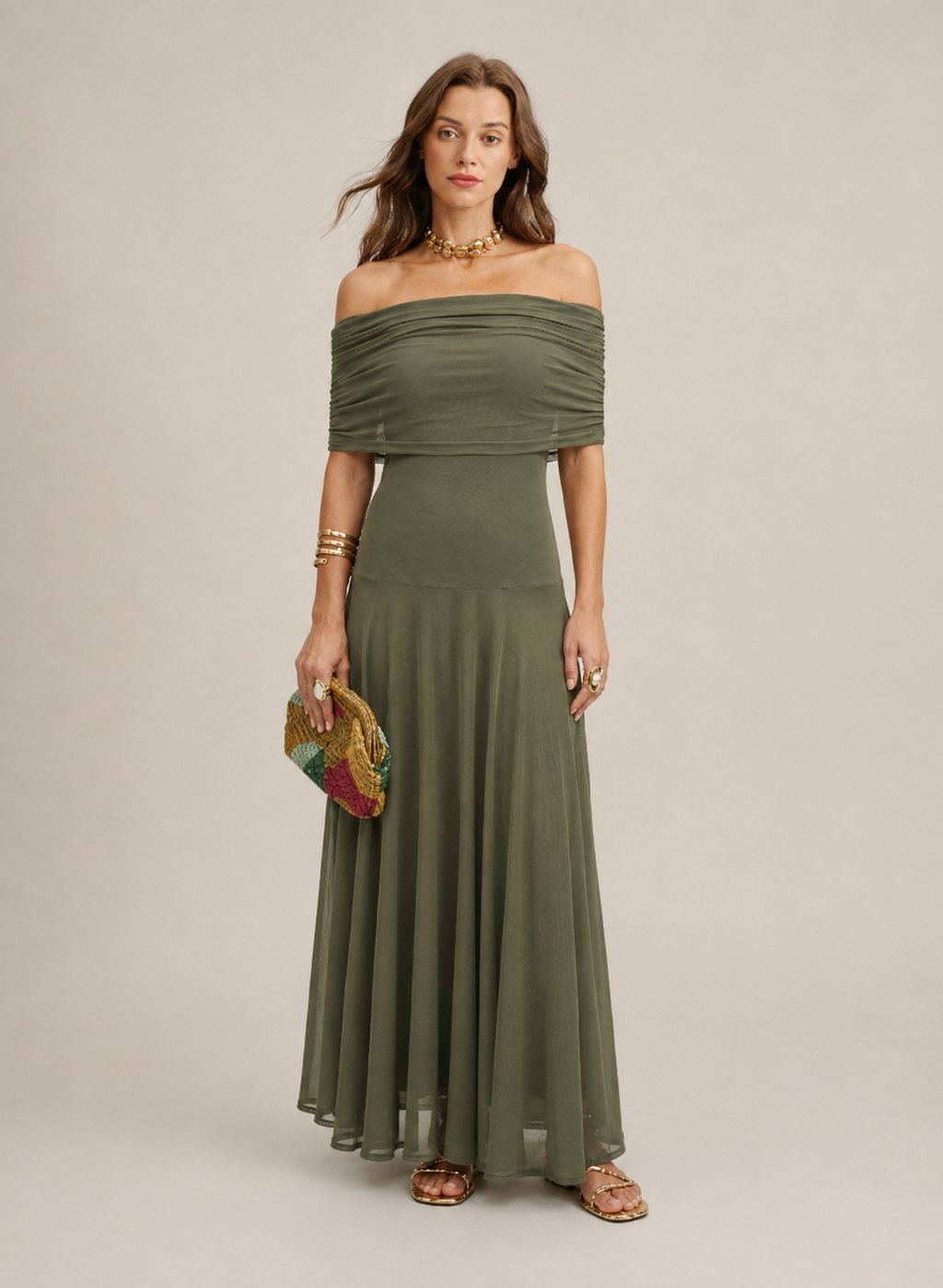Vestido Aurora Carmesí
