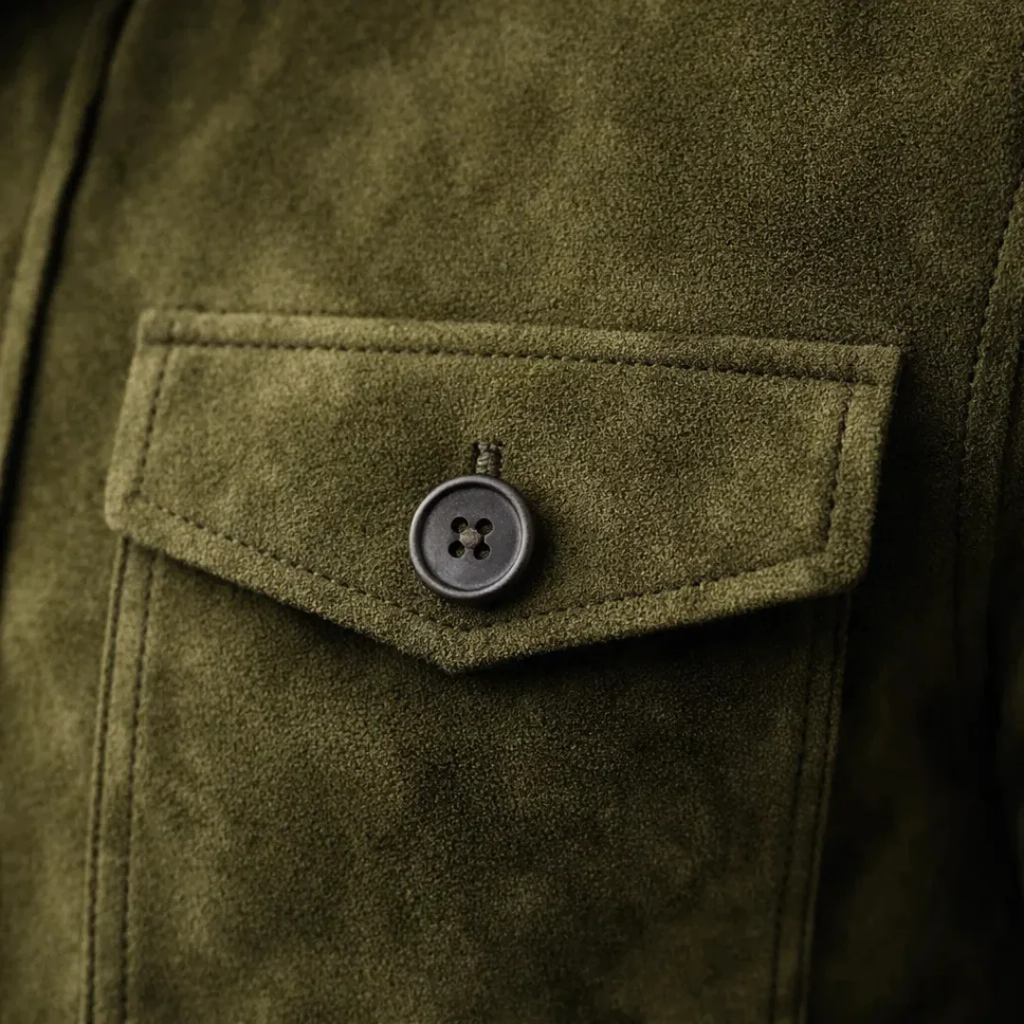 CASTI | CHAQUETA DE ANTE ENTRETIEMPO