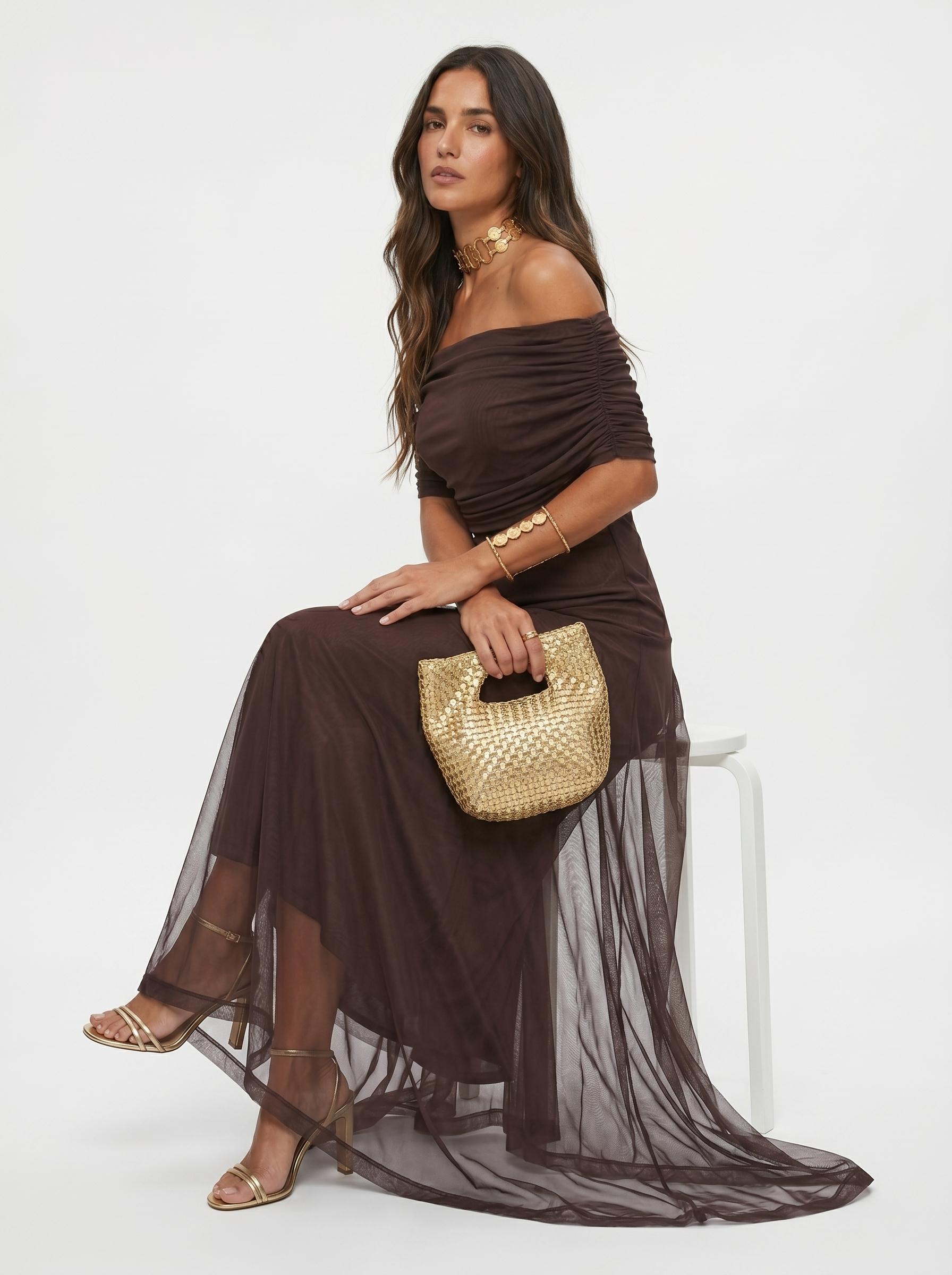 Vestido Aurora Carmesí