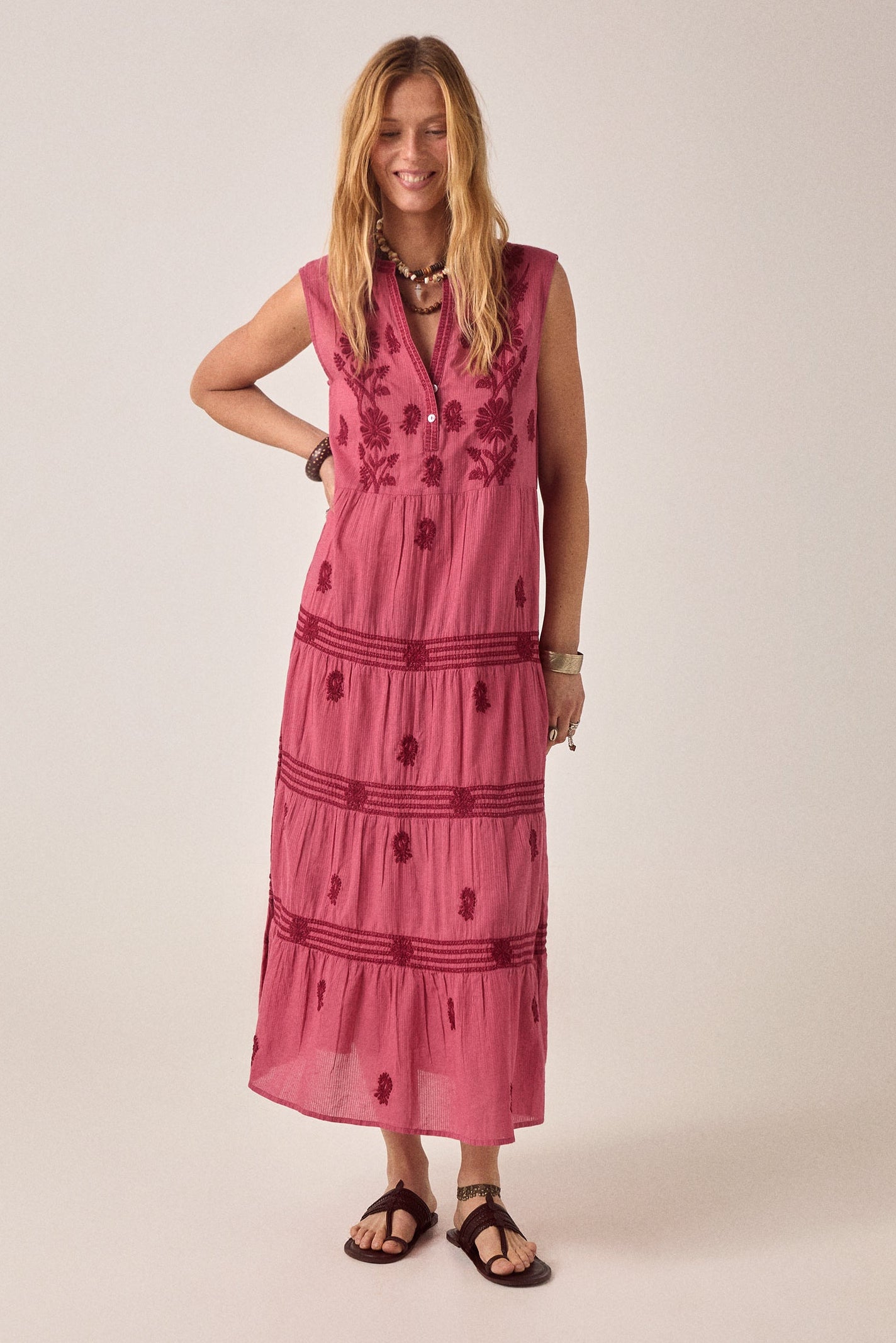 Vestido Frambuesa Clavel