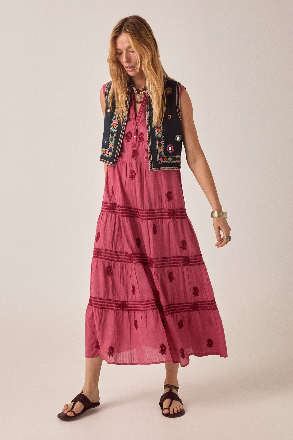 Vestido Frambuesa Clavel