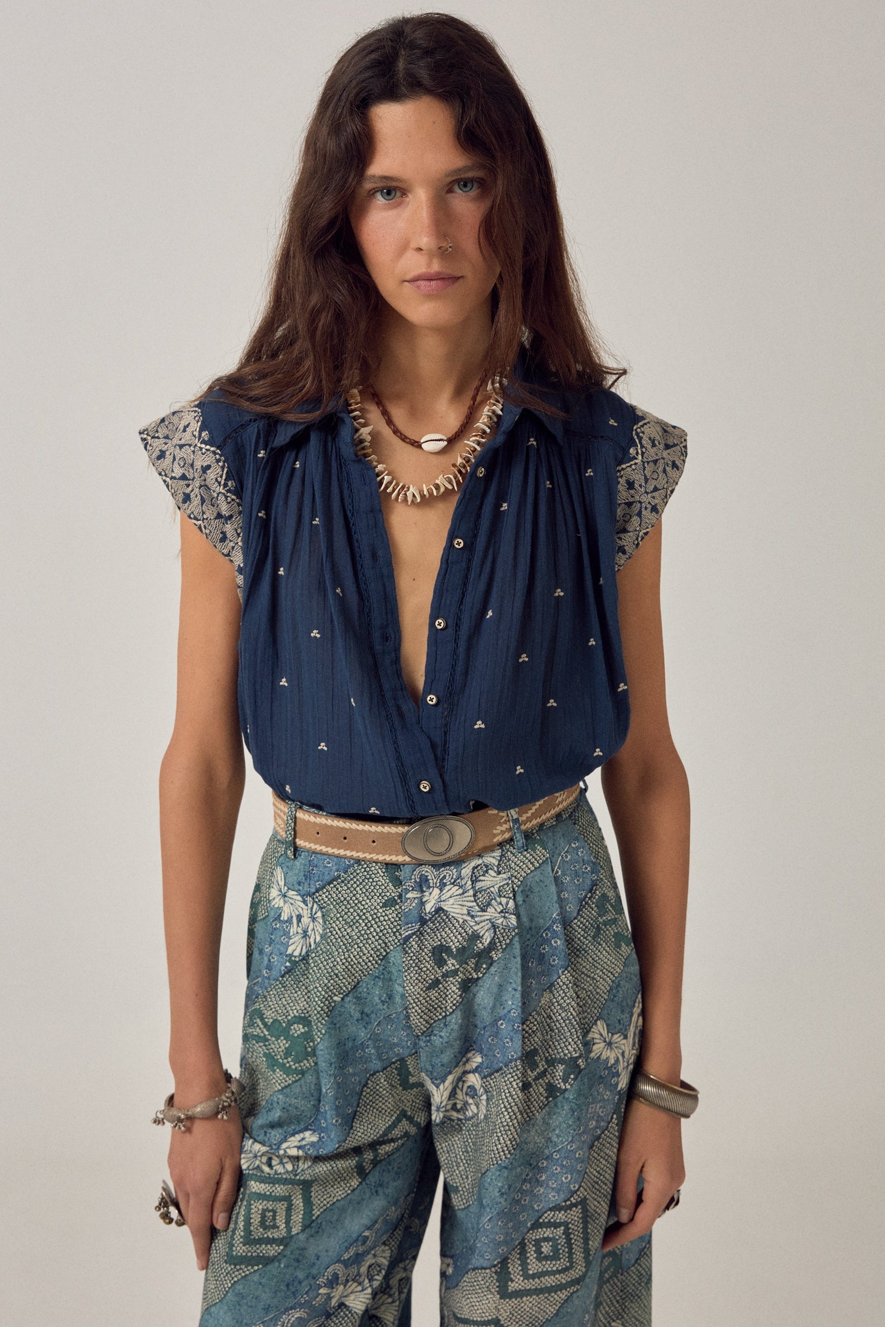 Blusa Rio Profundo