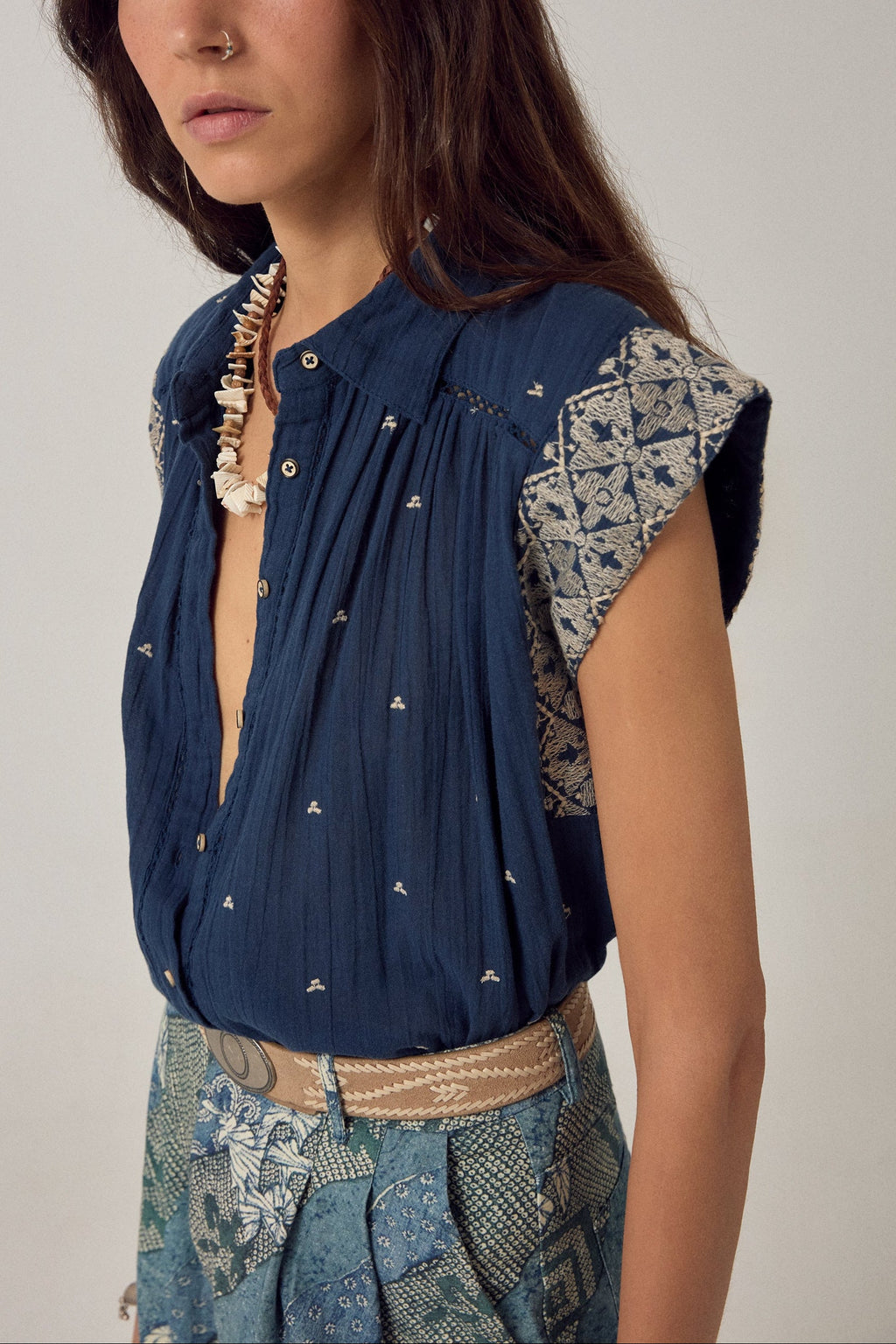 Blusa Rio Profundo