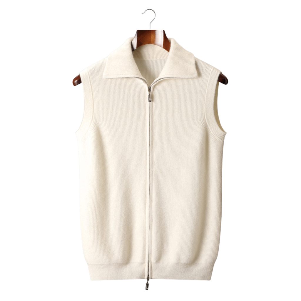 Chaleco de Cashmere Hombre Premium – 100% Cashmere Clásico