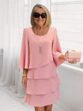 Catherine | Vestido de Mujer Evasé con Volantes