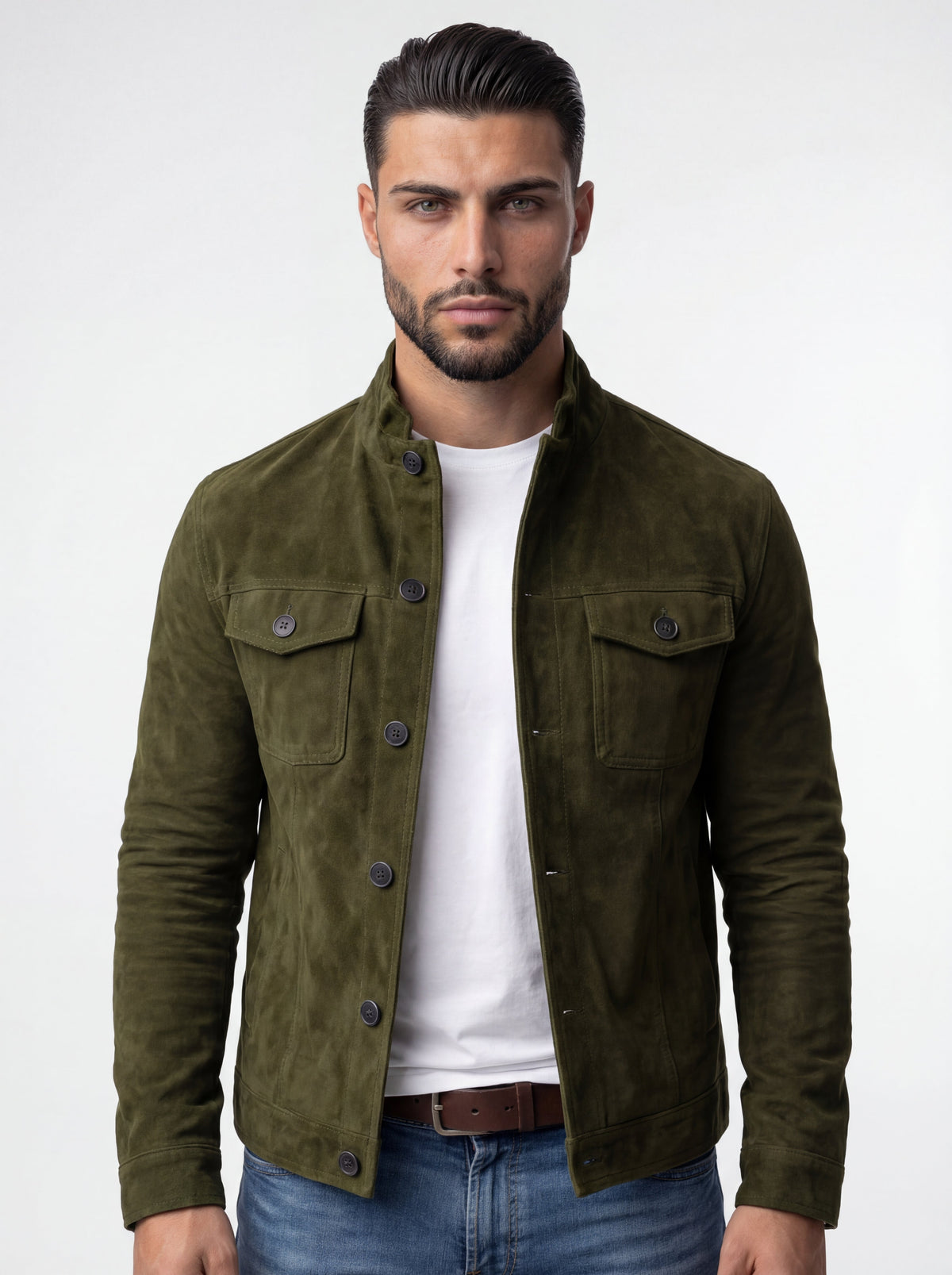 CASTI | CHAQUETA DE ANTE ENTRETIEMPO