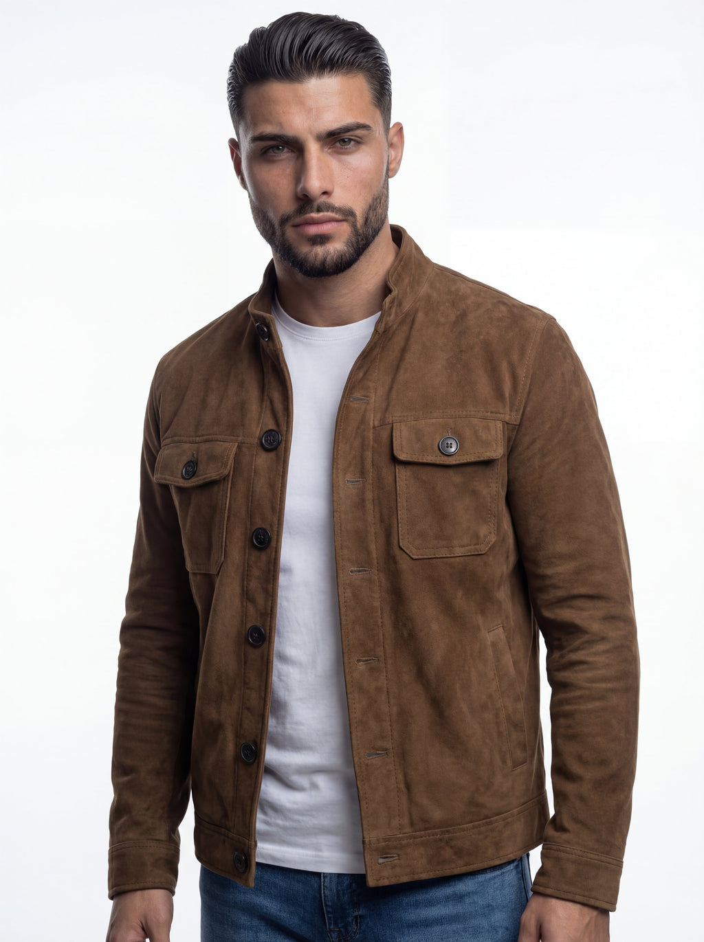 CASTI | CHAQUETA DE ANTE ENTRETIEMPO