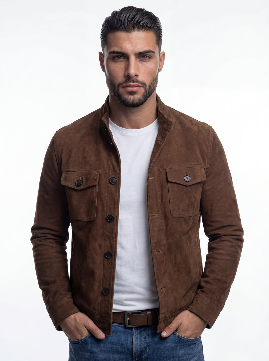 CASTI | CHAQUETA DE ANTE ENTRETIEMPO