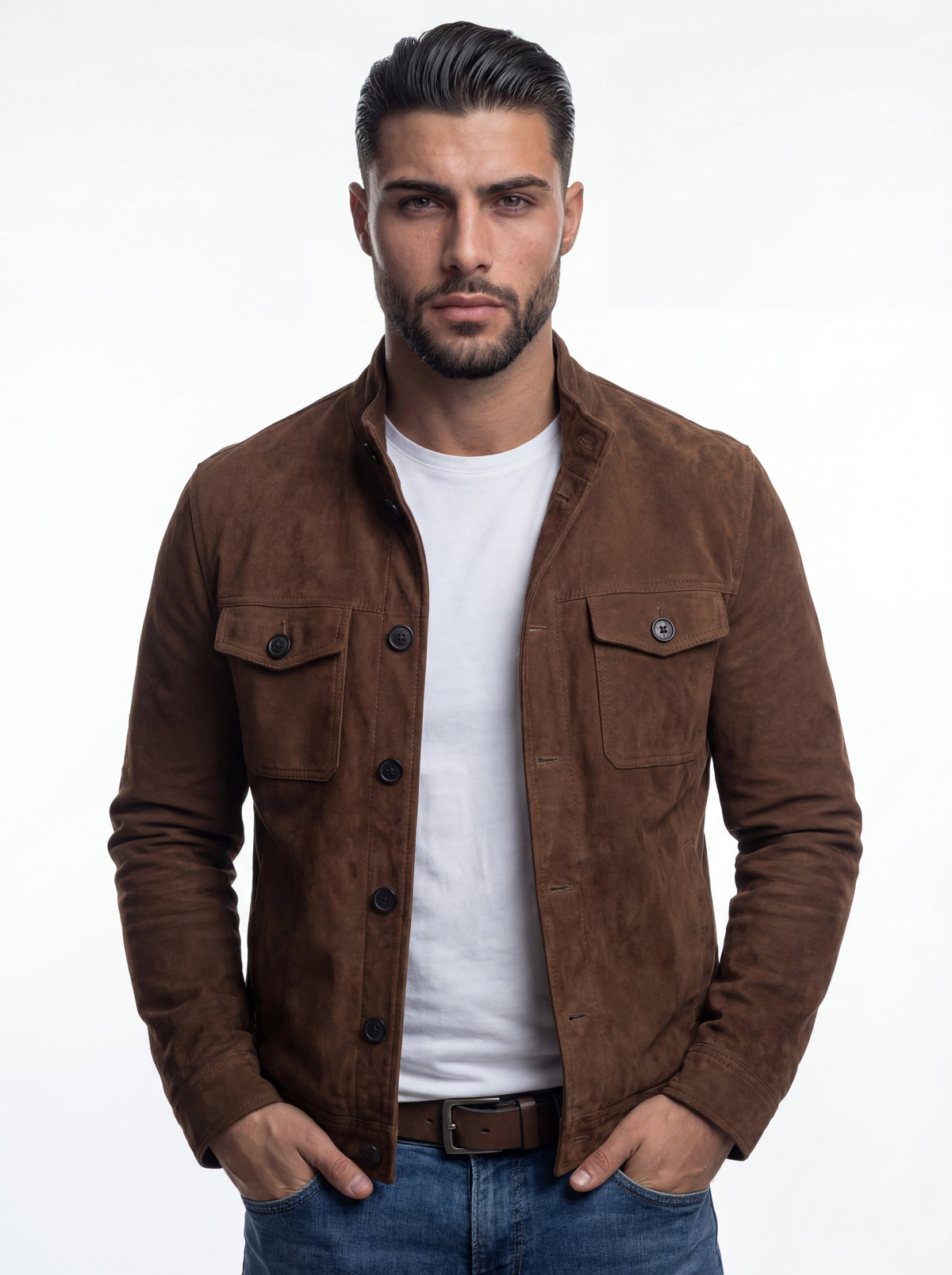 CASTI | CHAQUETA DE ANTE ENTRETIEMPO