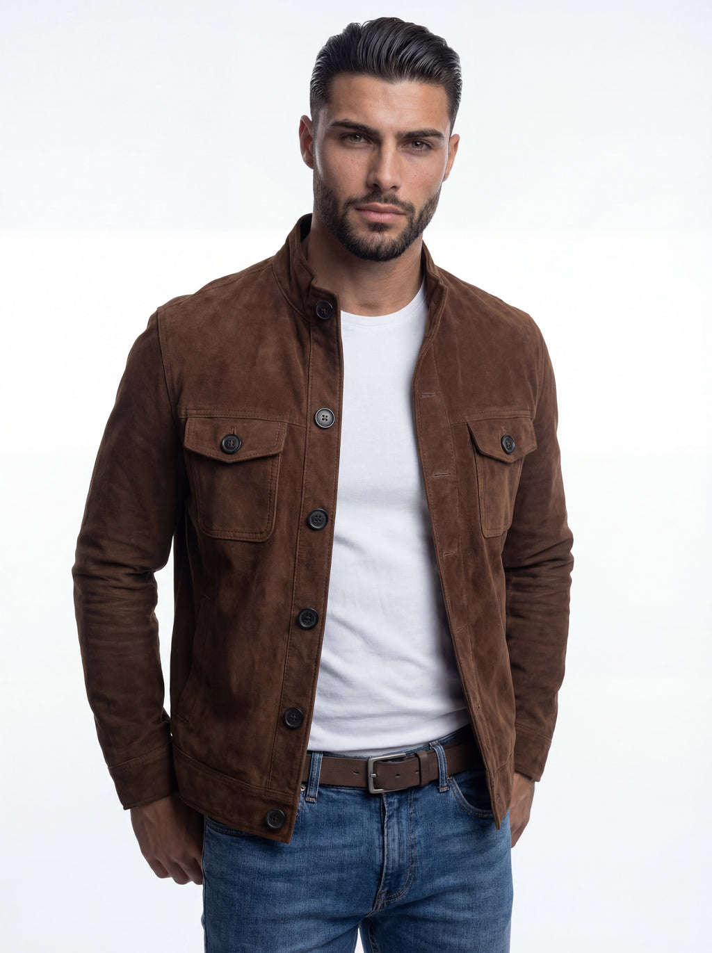 CASTI | CHAQUETA DE ANTE ENTRETIEMPO
