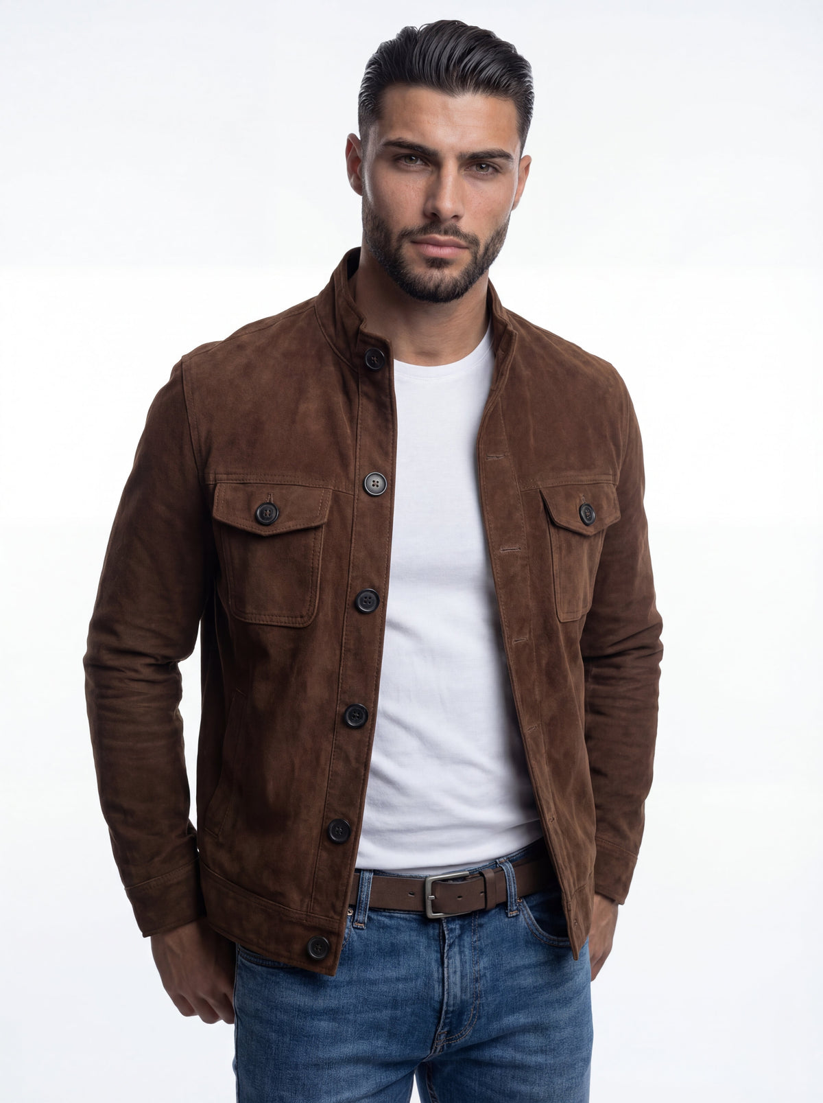 CASTI | CHAQUETA DE ANTE ENTRETIEMPO