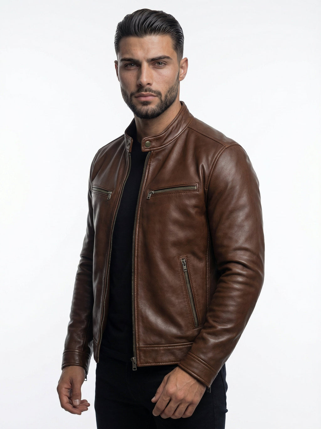 STEV | CHAQUETA DE CUERO VINTAGE
