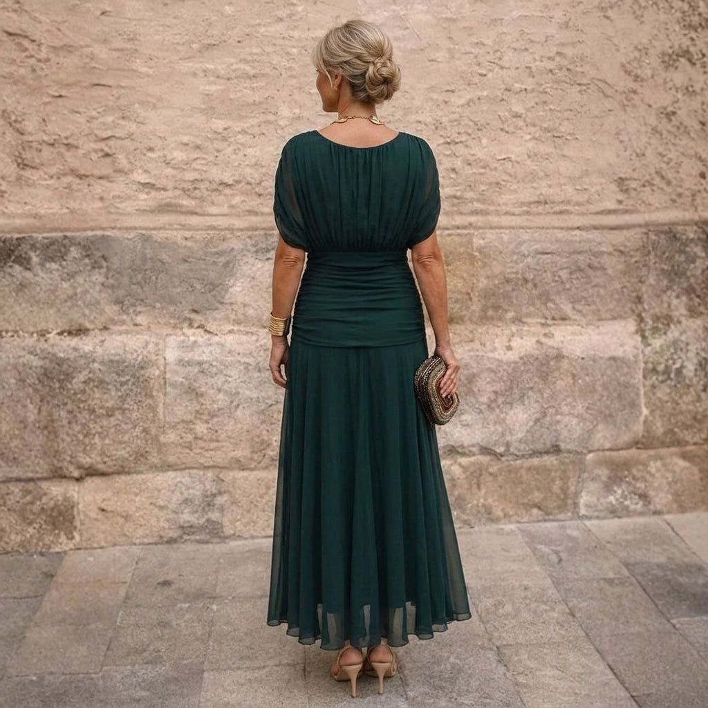 Mikaela | Vestido Largo de Mujer con Hombros Descubiertos