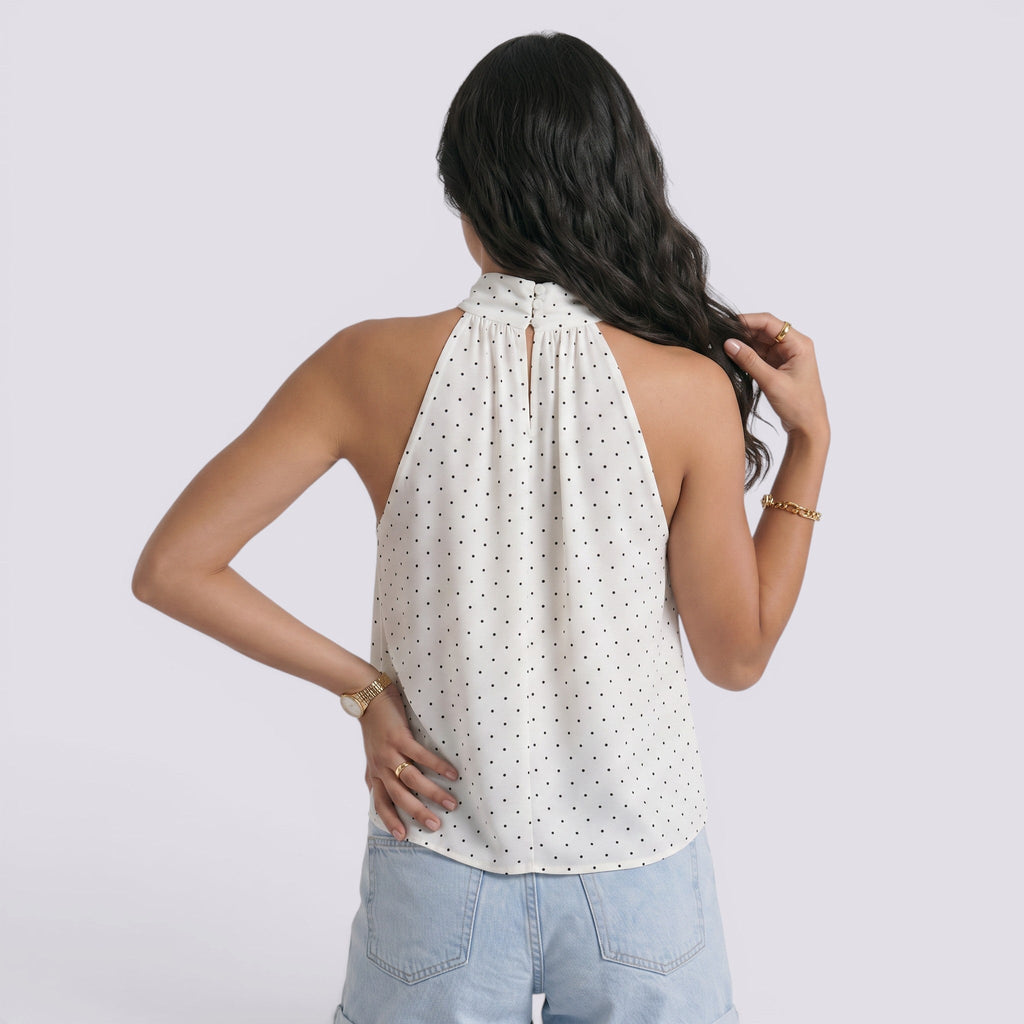 Top Halter Mujer Espalda Descubierta