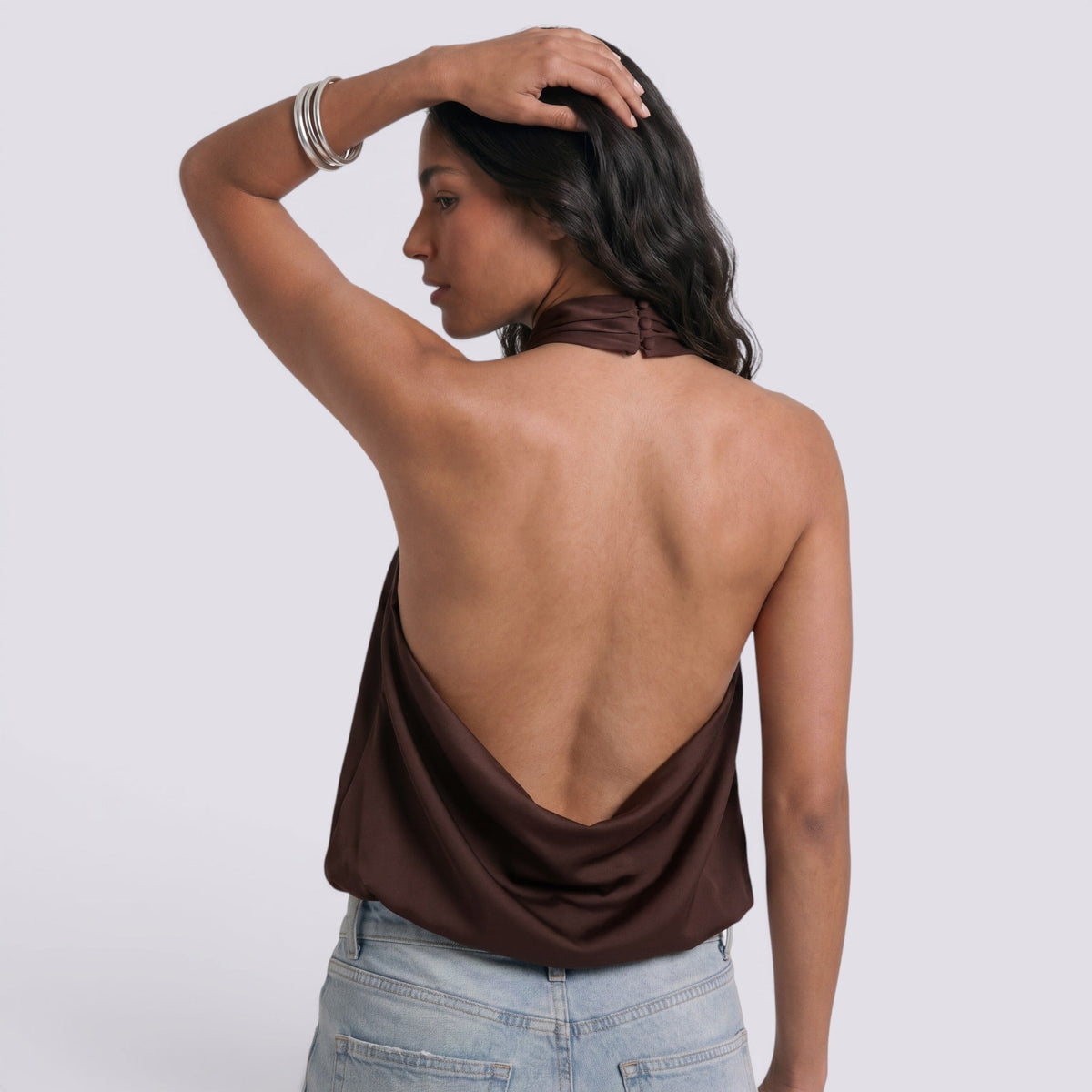 Top Halter Mujer Elegante