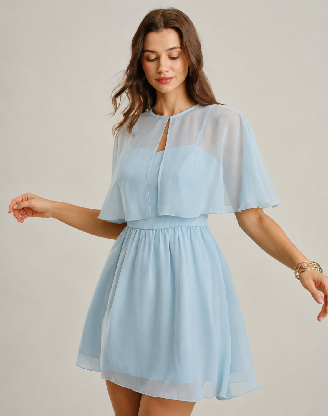 Vestido Celeste