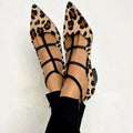 Franca | Zapatos de Tacón con Tira de Leopardo