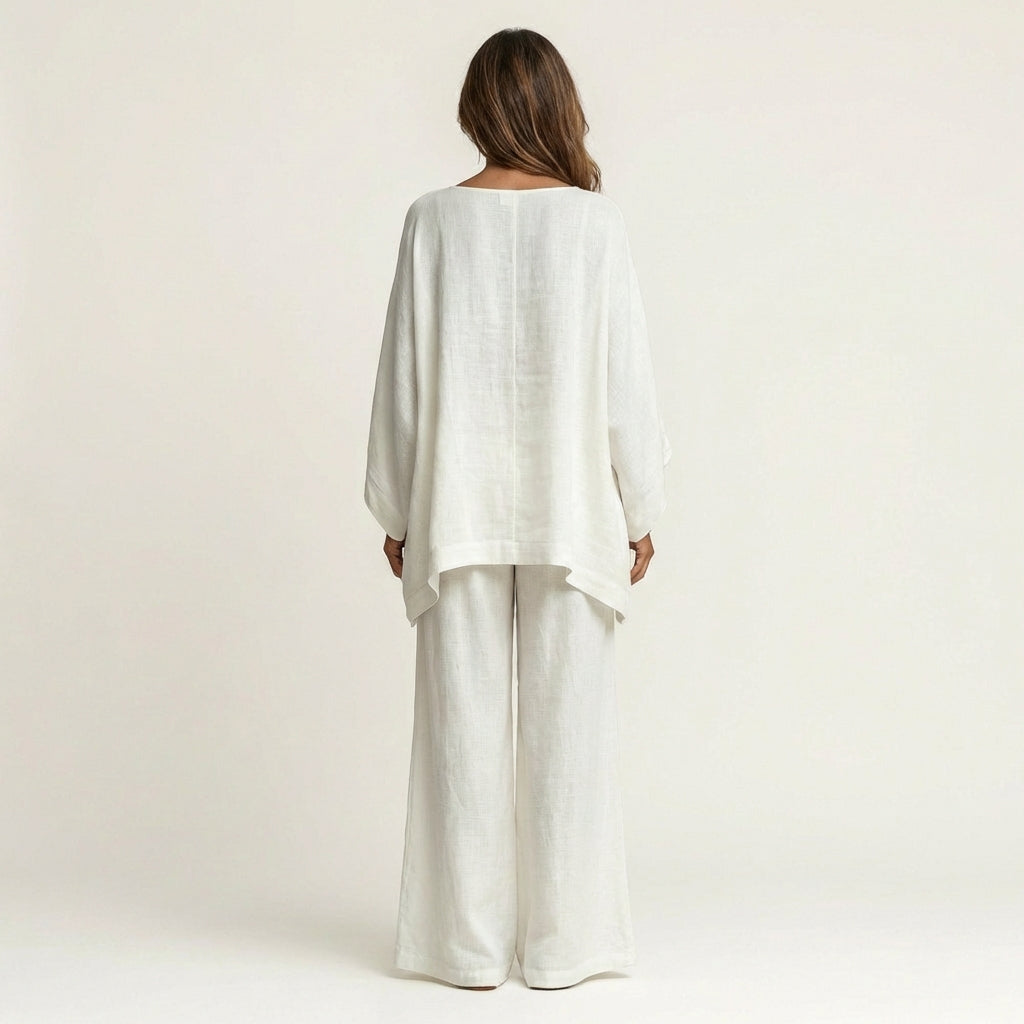 Majolie | Conjunto de Mujer Boho de Lino