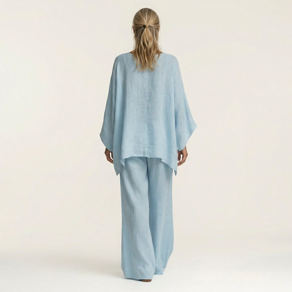 Majolie | Conjunto de Mujer Boho de Lino
