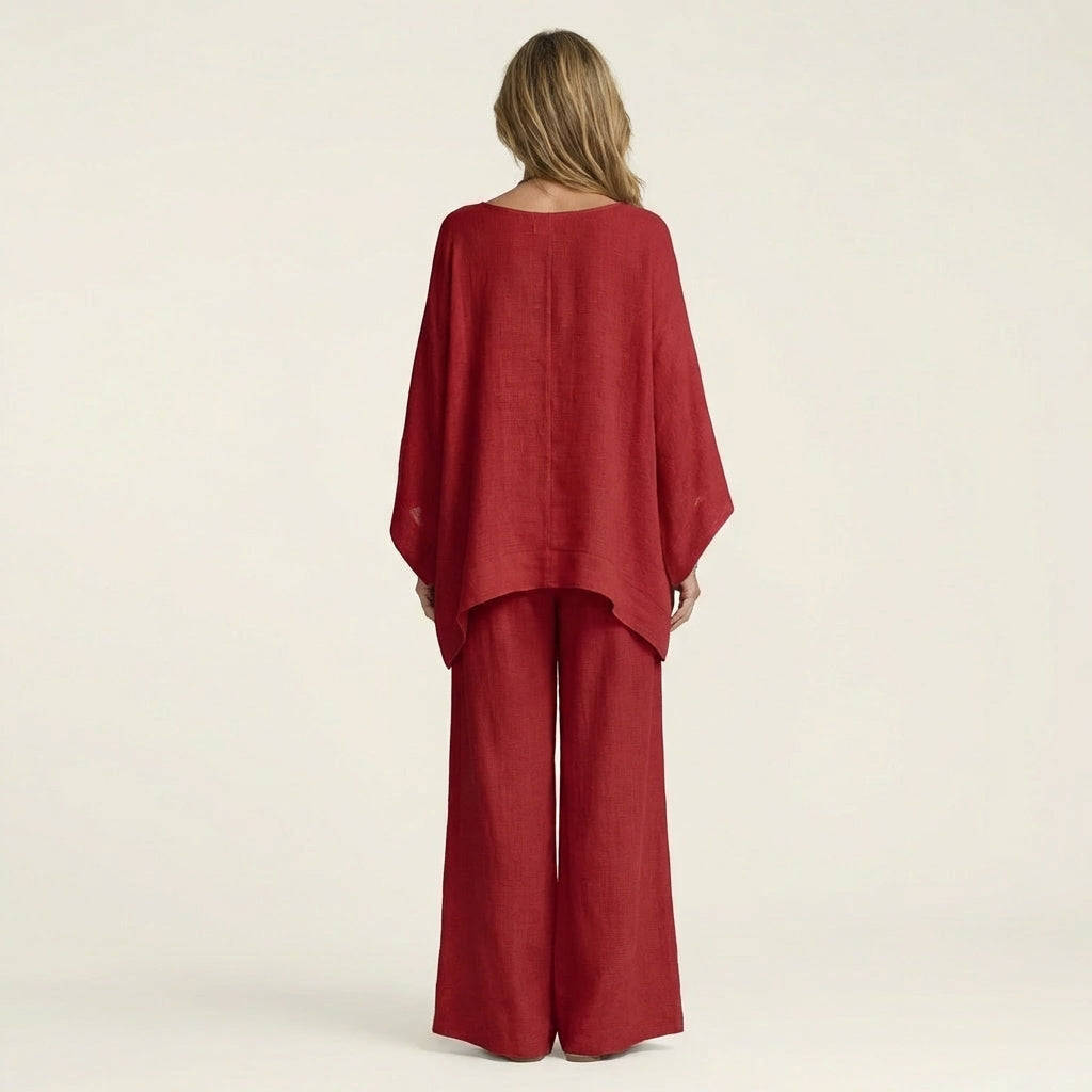 Majolie | Conjunto de Mujer Boho de Lino
