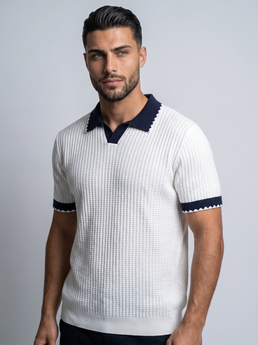 OBSIDIAN | POLO TEXTURIZADO CLEAN-FIT