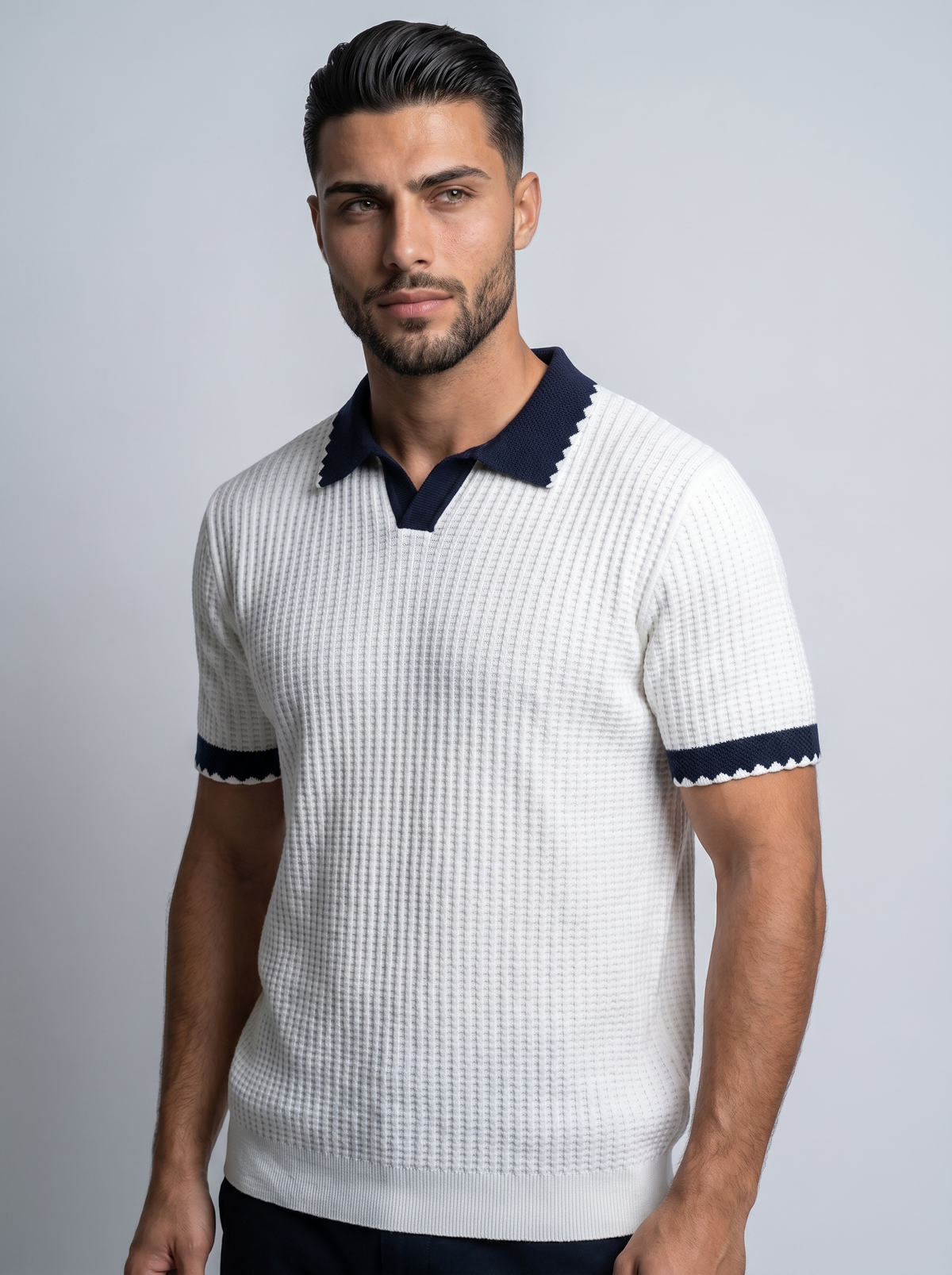OBSIDIAN | POLO TEXTURIZADO CLEAN-FIT