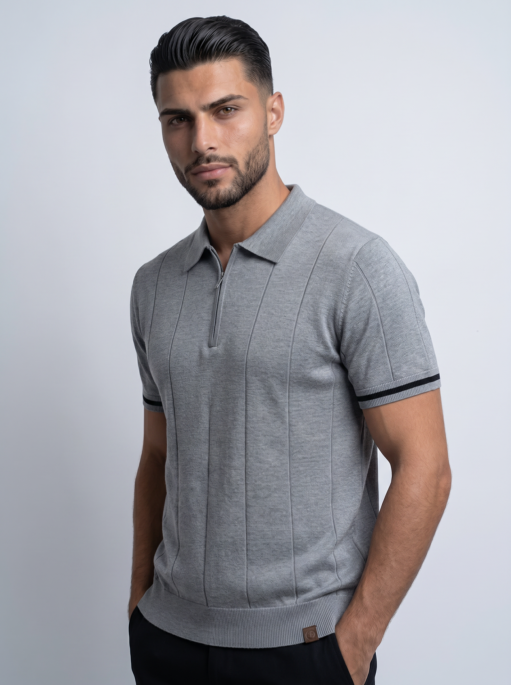 VANTA | POLO CLEAN-FIT DE CREMALLERA