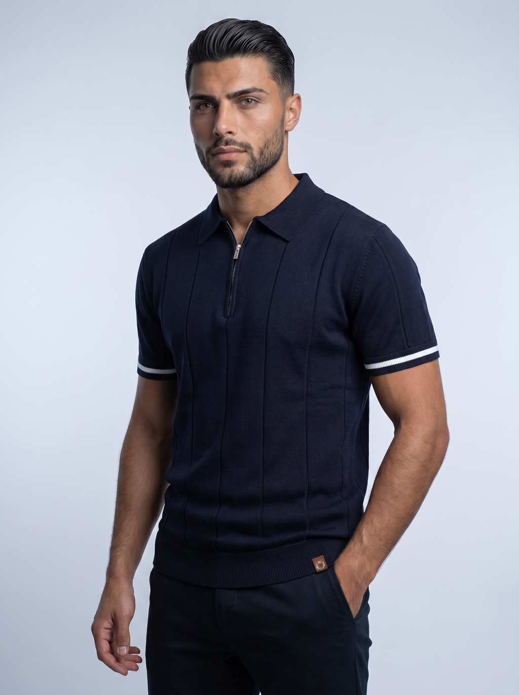 VANTA | POLO CLEAN-FIT DE CREMALLERA