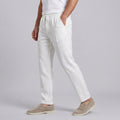 Pantalón de Lino Hombre Wide Leg Casual Verano